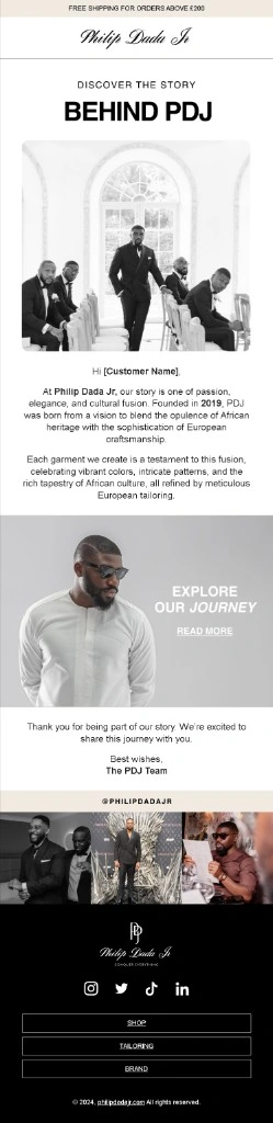 Philip Dada Jr behind the story email